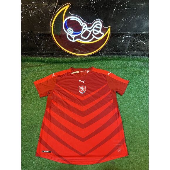 Puma Czech Republic Home football shirt Soccer‎ 2016/2017 Jersey Men's Size XL - Picture 1 of 7